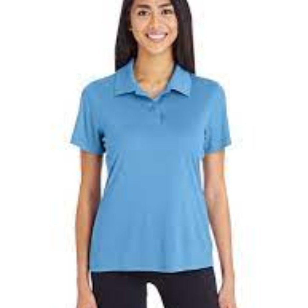Hathaway Ladies' V-neck Pique Polo Shirt New Size S/P (4-6)